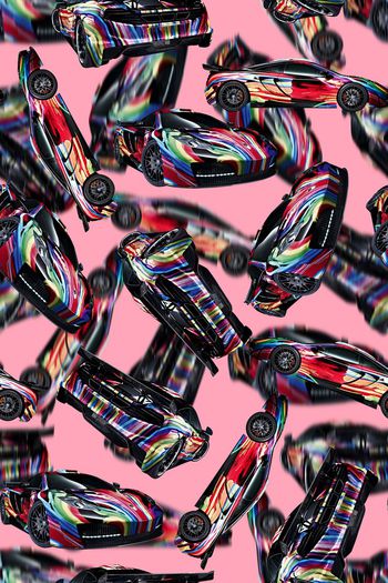 590015-时尚潮流设计抽象跑车