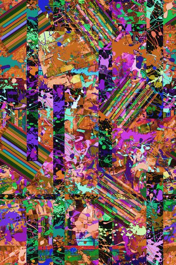 590027-抽象炫丽涂鸦