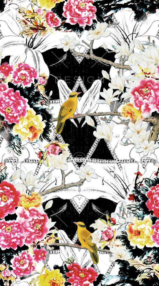 中国风印花华亿平台图片