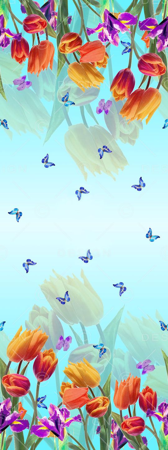 郁金香印花华亿平台图片