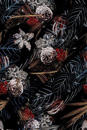 复古印花华亿平台图片