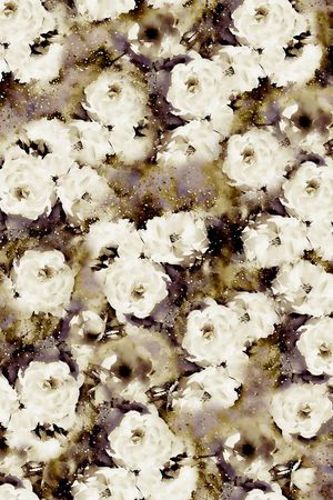 水墨印花华亿平台图片