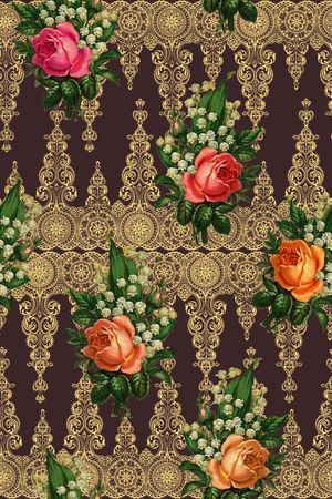 沙发布（欧式纹理）印花华亿平台图片