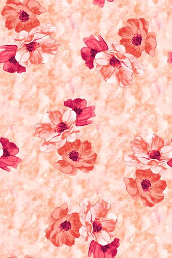 590153-时尚潮流清爽春夏花卉