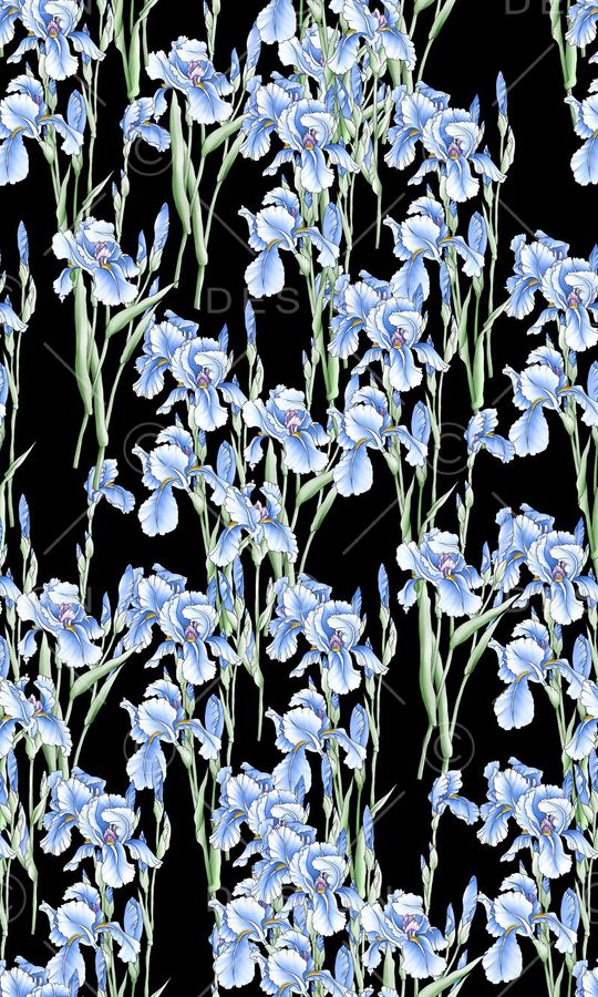 定位花卉印花华亿平台图片