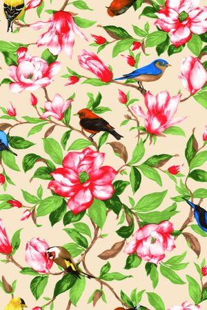 复古印花华亿平台图片