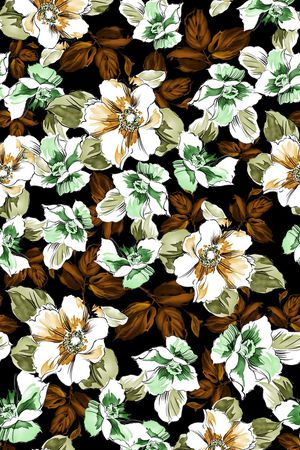 花朵印花华亿平台图片