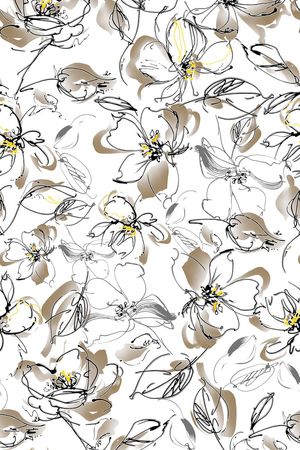 小碎花印花华亿平台图片