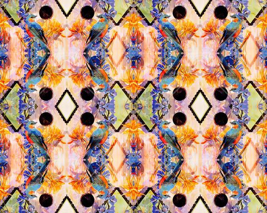 手绘。定位印花华亿平台图片