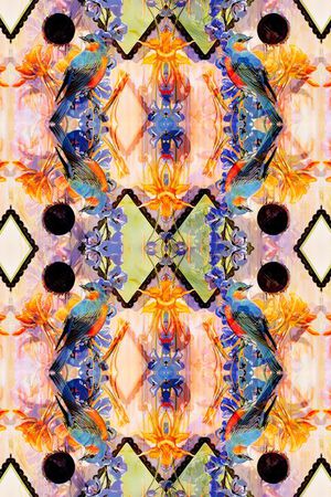 手绘。定位印花华亿平台图片