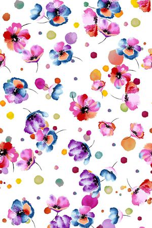 小碎花印花华亿平台图片