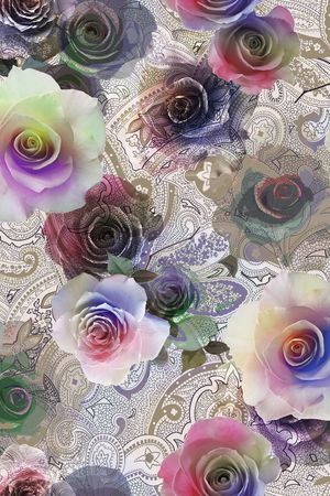 佩兹利印花华亿平台图片