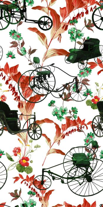 复古印花华亿平台图片