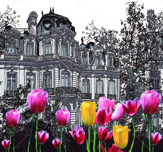 建筑印花华亿平台图片