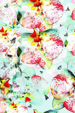 花瓣印花华亿平台图片