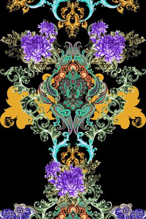 民族风印花华亿平台图片