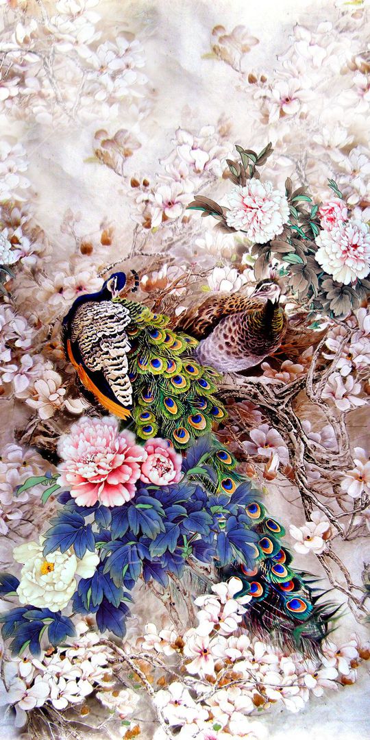 中国风印花华亿平台图片