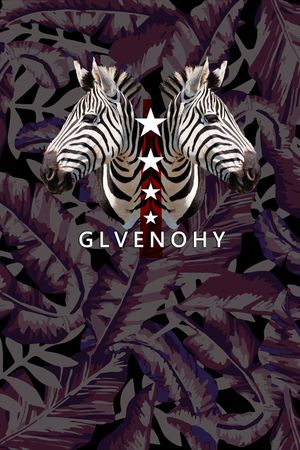 热带植物印花华亿平台图片