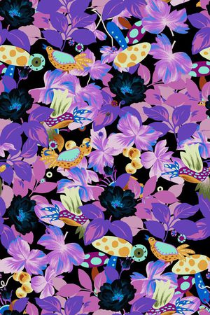 手绘印花华亿平台图片