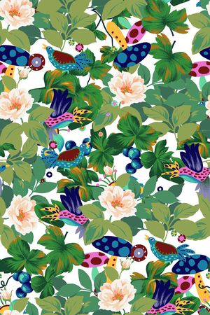 手绘印花华亿平台图片