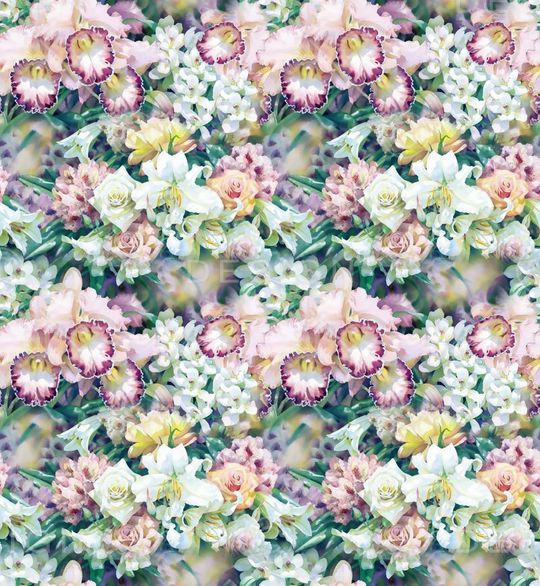 手绘印花华亿平台图片