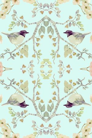 手绘印花华亿平台图片