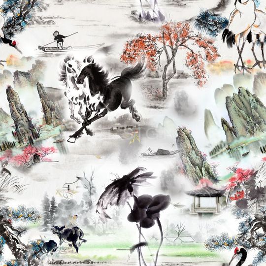 民族风印花华亿平台图片