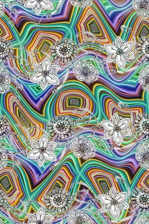 抽象印花华亿平台图片