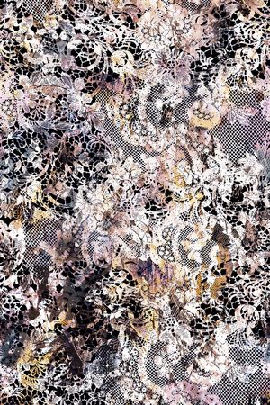 蕾丝印花华亿平台图片