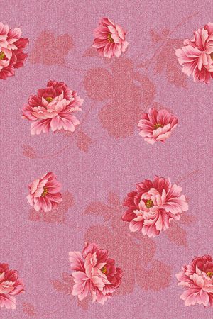 田园风印花华亿平台图片