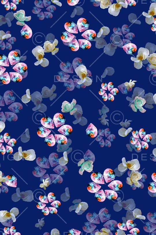 潮流时尚大牌印花华亿平台图片