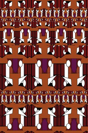 几何折纸效果 女装印花华亿平台图片