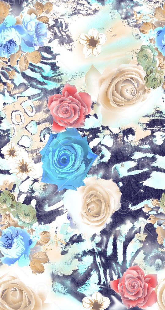 假拼接印花华亿平台图片