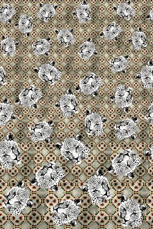 几何印花华亿平台图片