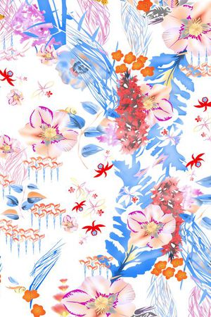 小碎花印花华亿平台图片