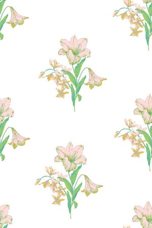 田园风印花华亿平台图片