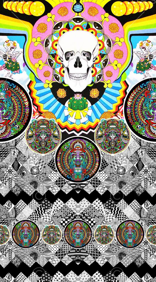 黑白印花华亿平台图片