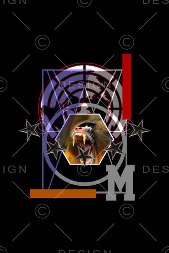 色块组合印花华亿平台图片