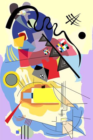 抽象印花华亿平台图片