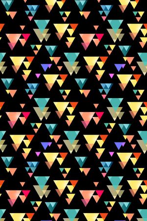 几何拼接印花华亿平台图片