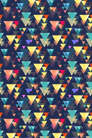 几何拼接印花华亿平台图片