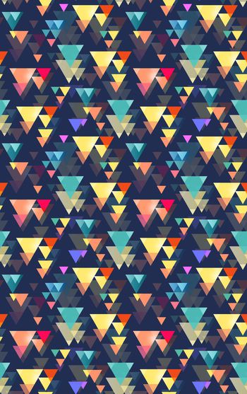 590903-梦幻光晕三角