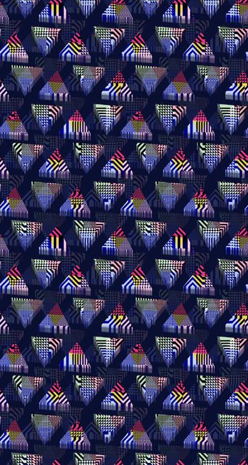 590912-彩色立体渐变三角几何