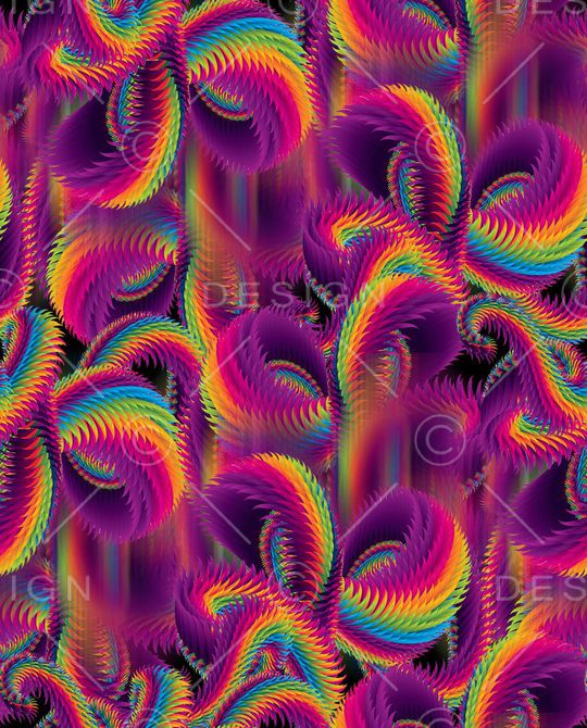 抽象风格印花华亿平台图片