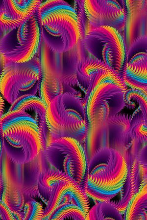 抽象风格印花华亿平台图片