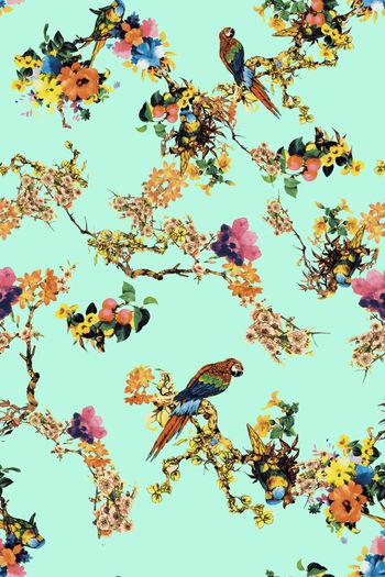 591006-复古花卉组合