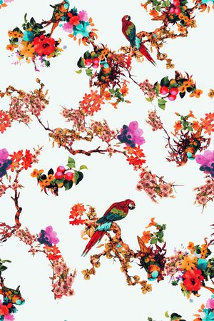 复古印花华亿平台图片