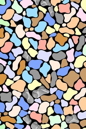 彩色迷彩石印花华亿平台图片