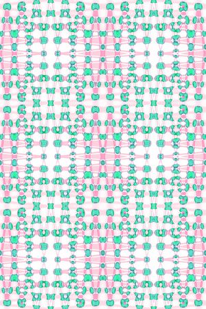 抽象图案印花华亿平台图片