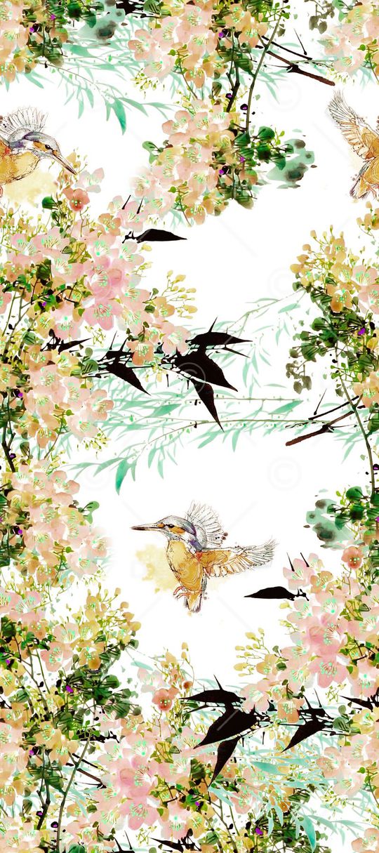 水彩印花华亿平台图片